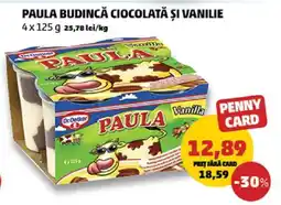 Penny PAULA BUDINCĂ ciocolată și vanilie Ofertă