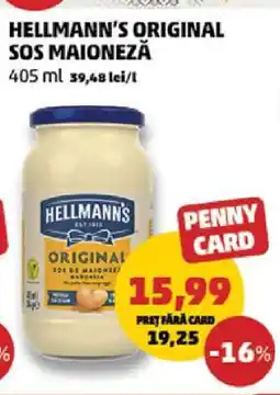 Penny HELLMANN'S ORIGINAL SOS MAIONEZĂ Ofertă