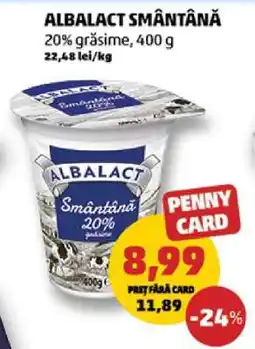 Penny ALBALACT Smântână Ofertă
