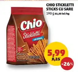Penny CHIO STICKLETTI STICKS CU SARE Ofertă