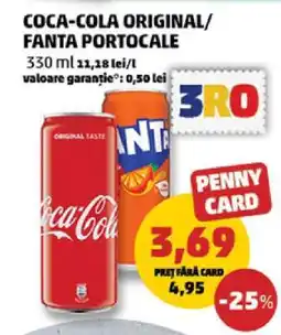 Penny COCA-COLA original/FANTA portocale Ofertă