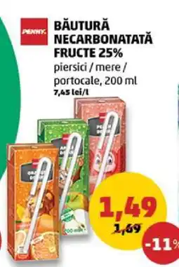 Penny Băutură necarbonatată fructe 25% Ofertă