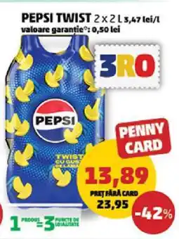 Penny PEPSI TWIST Ofertă
