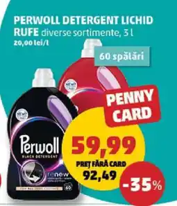 Penny PERWOLL DETERGENT LICHID RUFE Ofertă