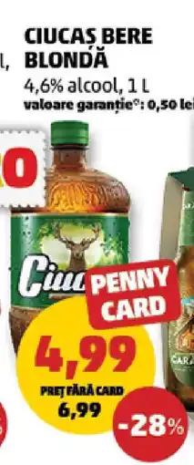 Penny CIUCAŞ Bere blondă Ofertă