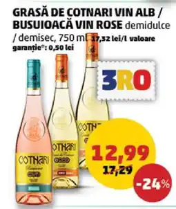 Penny Grasă de Cotnari Vin Alb / Busuioacă Vin Rose Ofertă