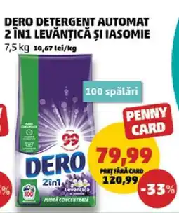 Penny DERO Detergent Automat 2 în 1 Levănțică și Iasomie Ofertă
