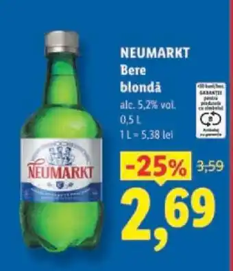 Lidl NEUMARKT Bere blondă Ofertă