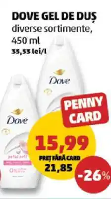 Penny DOVE Gel de duș Ofertă