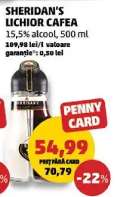 Penny SHERIDAN`S Lichior cafea Ofertă