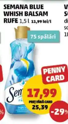 Penny SEMANA BLUE WHISH BALSAM RUFE Ofertă