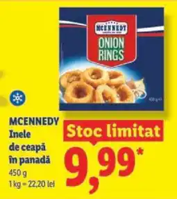 Lidl MCENNEDY Inele de ceapă în panadă Ofertă