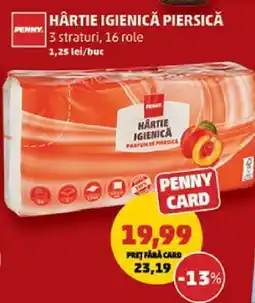 Penny Hârtie igienică piersică Ofertă