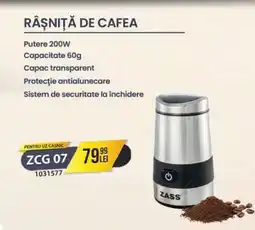 Selgros Râșniță de cafea Ofertă