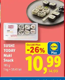 Lidl SUSHI TODAY Maki Snack Ofertă