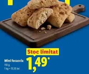 Lidl Mini focaccia Ofertă