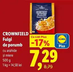 Lidl CROWNFIELD Fulgi de porumb Ofertă