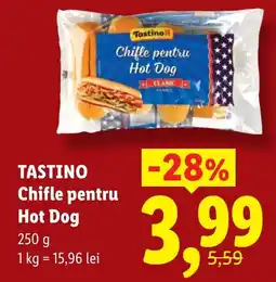 Lidl TASTINO Chifle pentru Hot Dog Ofertă