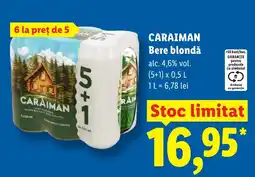 Lidl CARAIMAN Bere blondǎ Ofertă