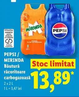 Lidl PEPSI / MIRINDA Băutură răcoritoare carbogazoasă Ofertă