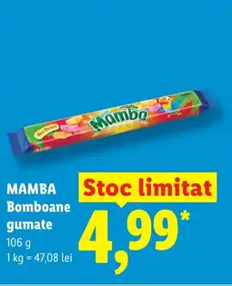 Lidl MAMBA Bomboane gumate Ofertă