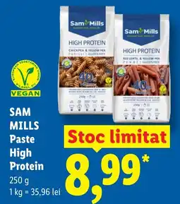 Lidl SAM MILLS Paste High Protein Ofertă