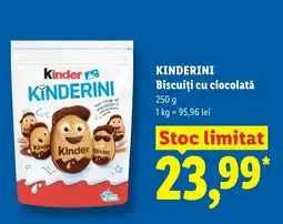 Lidl KINDERINI Biscuiți cu ciocolată Ofertă