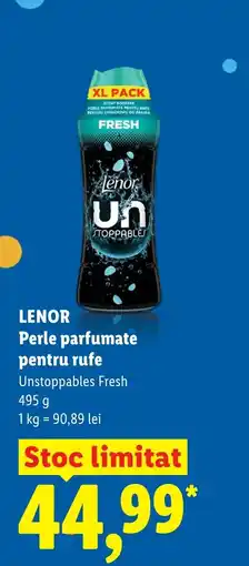 Lidl LENOR Perle parfumate pentru rufe Ofertă