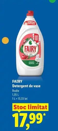 Lidl FAIRY Detergent de vase Ofertă