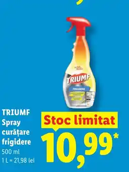 Lidl TRIUMF Spray curăţare frigidere Ofertă