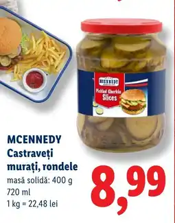Lidl MCENNEDY Castraveţi muraţi, rondele Ofertă