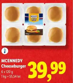 Lidl MCENNEDY Cheeseburger Ofertă