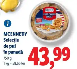 Lidl MCENNEDY Selecţie de pui în panadă Ofertă