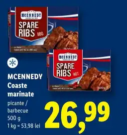 Lidl MCENNEDY Coaste marinate Ofertă