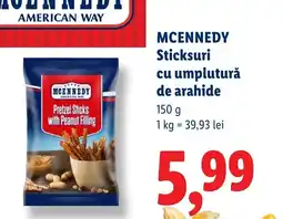 Lidl MCENNEDY Sticksuri cu umplutură de arahide Ofertă