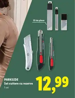 Lidl PARKSIDE Set cuttere cu rezerve Ofertă
