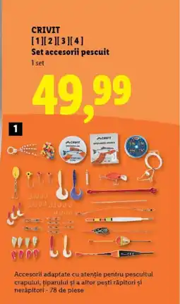 Lidl CRIVIT Set accesorii pescuit Ofertă