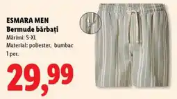Lidl ESMARA MEN Bermude bărbați Ofertă