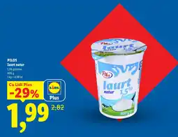 Lidl PILOS Iaurt natur Ofertă