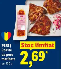 Lidl PERIS Coaste de porc marinate Ofertă