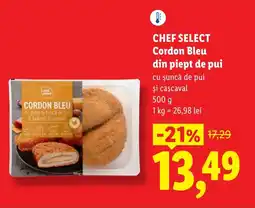 Lidl CHEF SELECT Cordon Bleu din piept de pui Ofertă