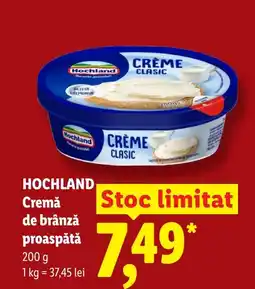 Lidl HOCHLAND Cremă de brânză proaspătă Ofertă
