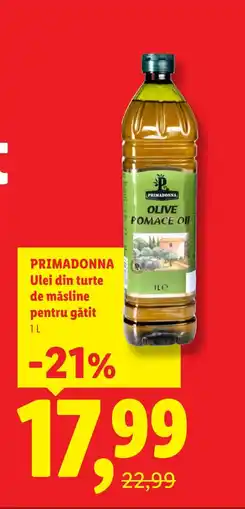 Lidl PRIMADONNA Ulei din turte de măsline pentru gătit Ofertă