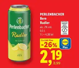 Lidl PERLENBACHER Bere Radler Ofertă