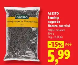 Lidl ALESTO Seminţe negre de floarea-soarelui Ofertă