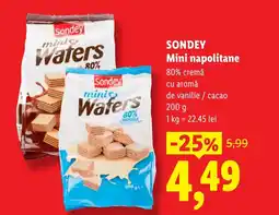 Lidl SONDEY Mini napolitane Ofertă