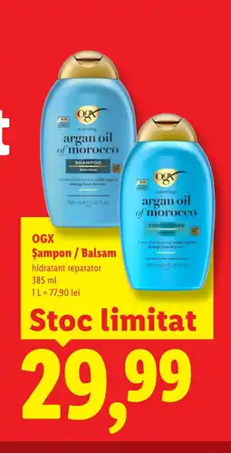 Lidl OGX Șampon / Balsam Ofertă