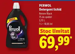 Lidl PERWOL Detergent lichid Ofertă
