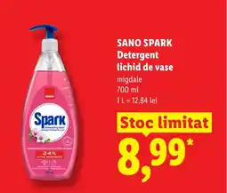 Lidl SANO SPARK Detergent lichid de vase Ofertă