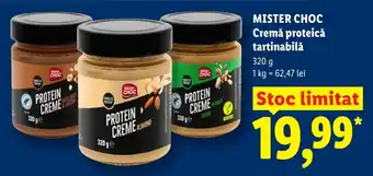 MISTER CHOC Cremă proteică tartinabilǎ
